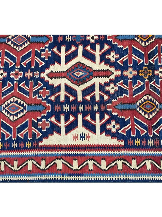 6x11 Antique Russian Kilim Area Rug -102350.