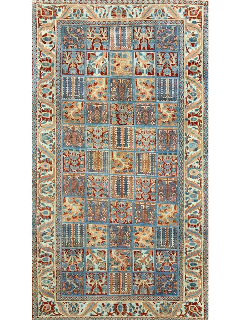 6x11 Old Persian Bakhtiari Area Rug - 102233.