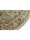 6x6 Round Indian Agra Area Rug - 106245.