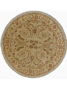  6x6 Round Indian Agra Area Rug - 106245.