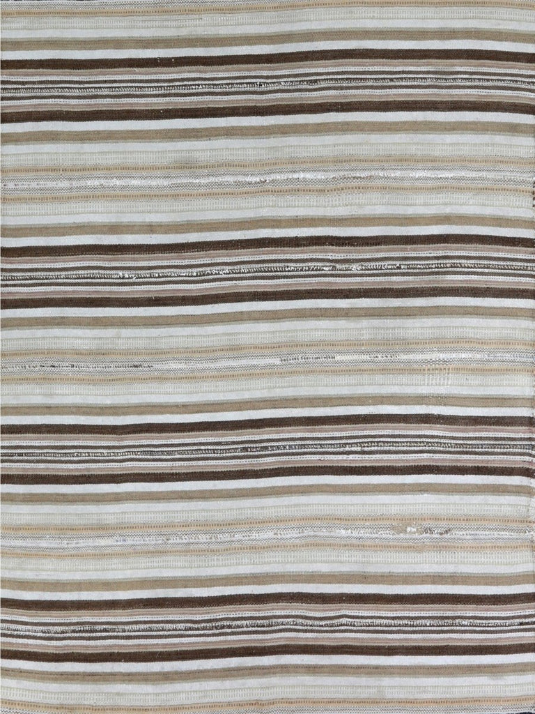 5'7 x 6'10" Old Persian Kilim Area Rug - 110672.