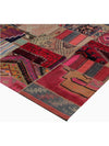 Multi  Persian Patchwork Area Rug - 6.1x7.2 - 109226.