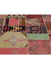 Multi vintage patchwork Persian area rug 5'11" x 7'0"- 109216.