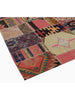 Multi vintage patchwork Persian area rug 5'11" x 7'0"- 109216.