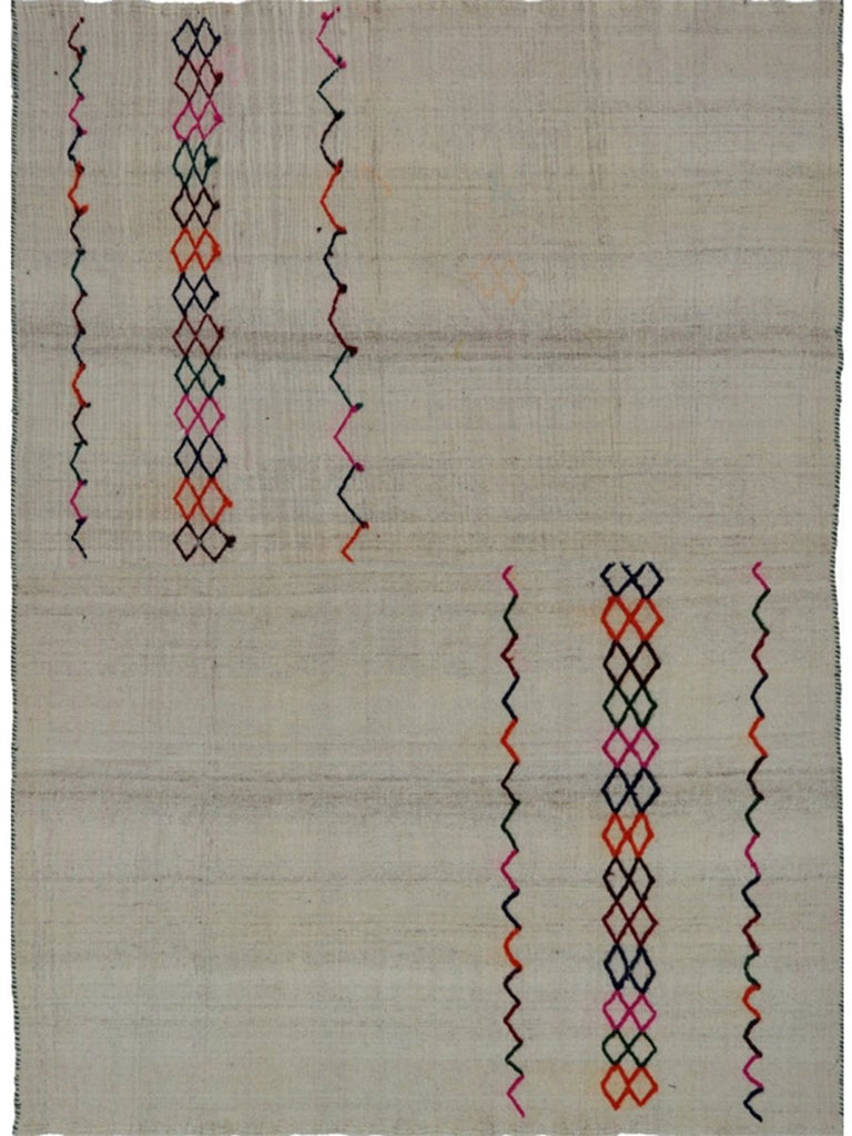 Multi Persian Kilim Area Rug - 5.10x7.10 - 109321.