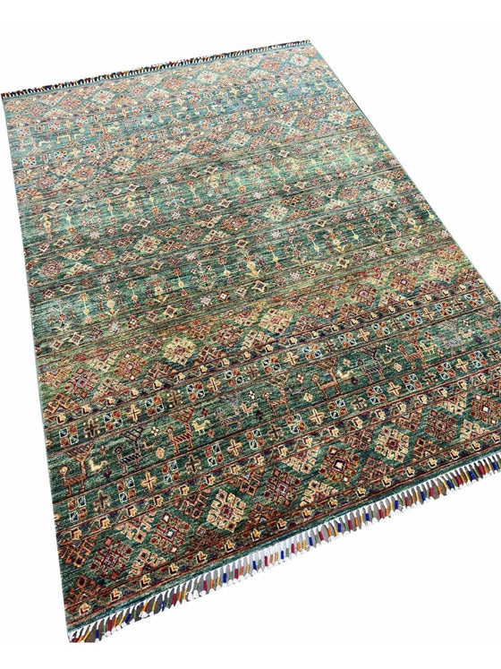 6x8 Tribal Area Rug - 500610.