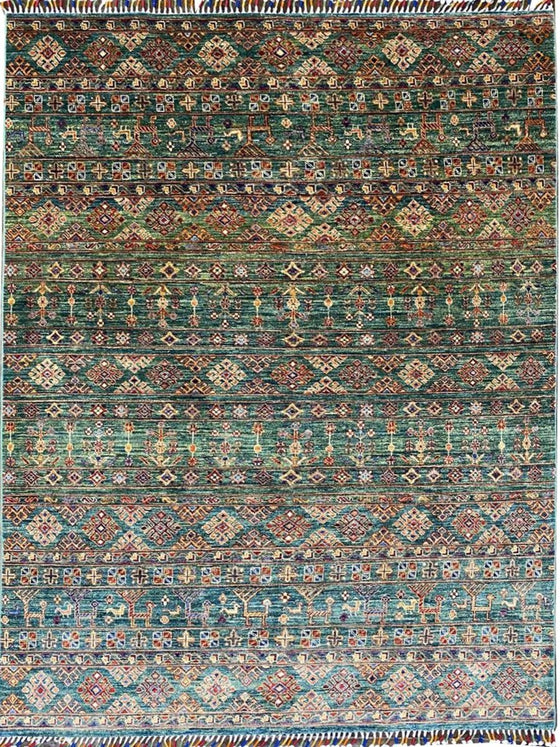 6x8 Tribal Area Rug - 500610.