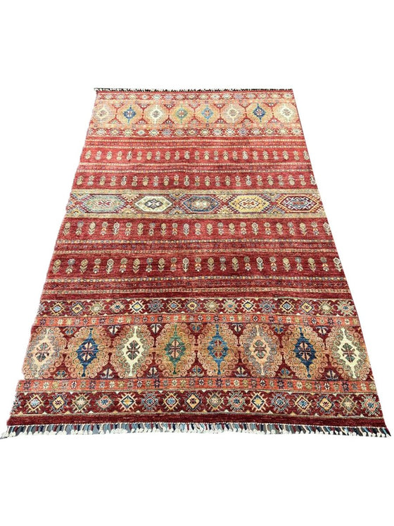 6x8 Tribal Area Rug - 500611.