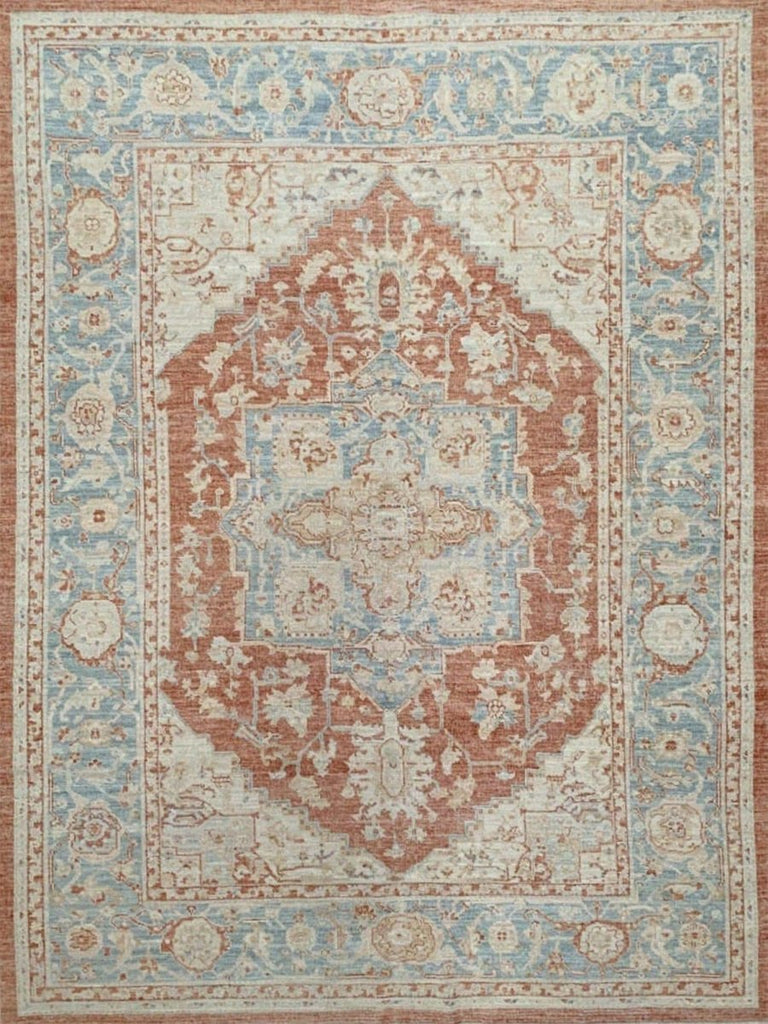 6x8 Turkish Oushak Area Rug - 111055.