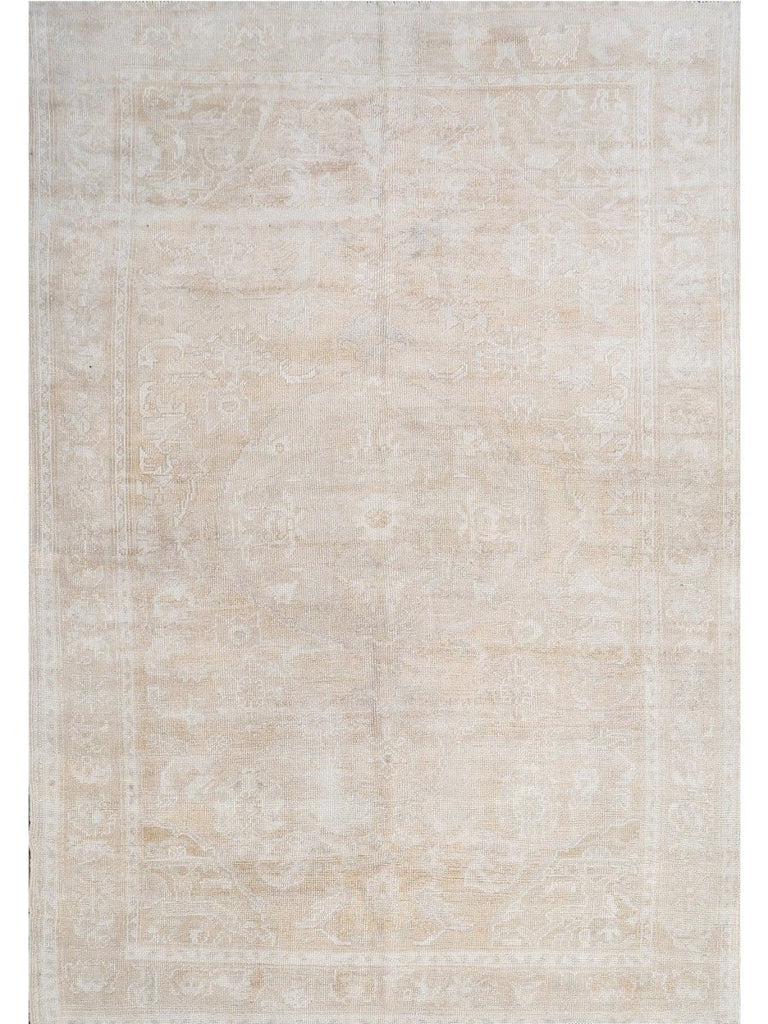 6x9 Antique Turkish Oushak Area Rug - 111181.