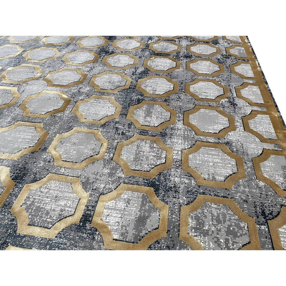 6x9 Contemporary Turkish Area Rug - 111135.