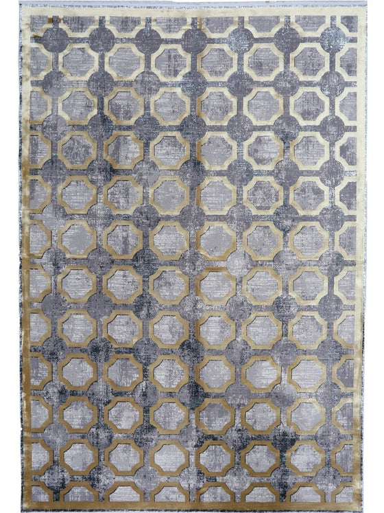 6x9 Contemporary Turkish Area Rug - 111135.