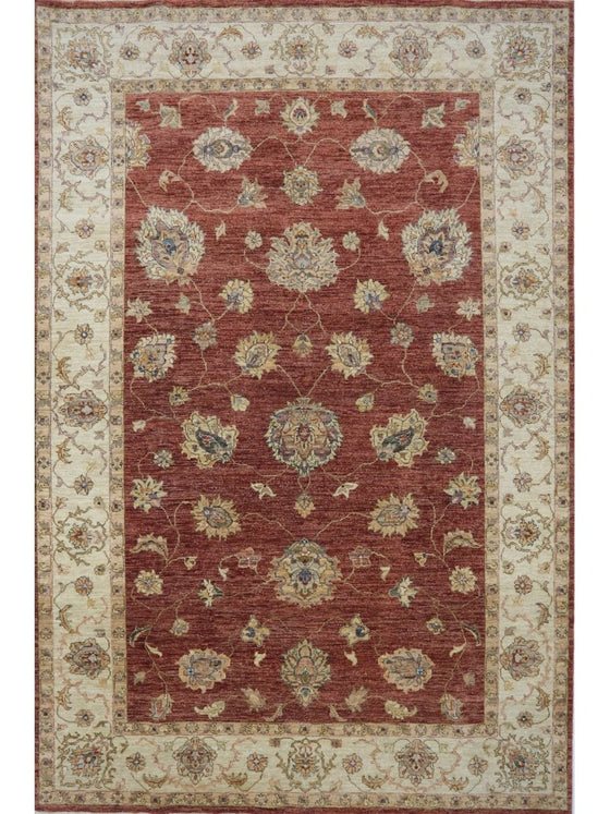 6x9 Indian Agra Area Rug - 108153.