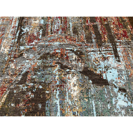 6x9 Modern Abstract Area Rug  - 502488.