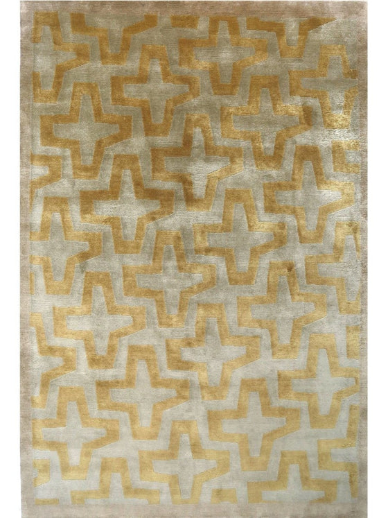 6x9 Modern Nepali Area Rug - 105690.