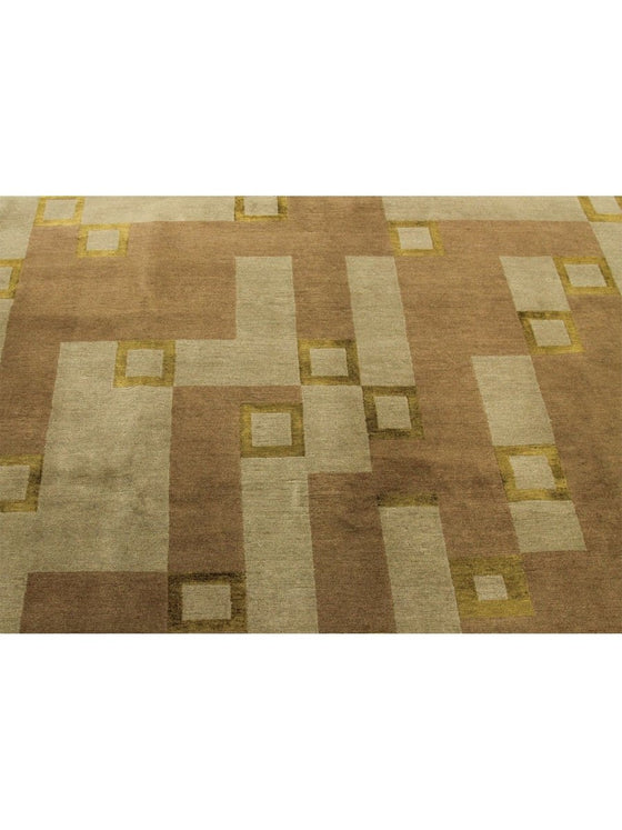 6x9 Modern Nepali Area Rug - 106094.