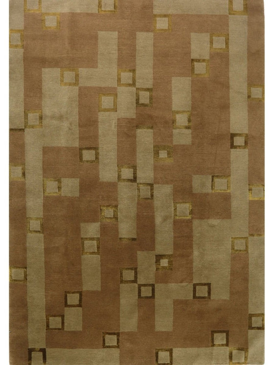 6x9 Modern Nepali Area Rug - 106094.