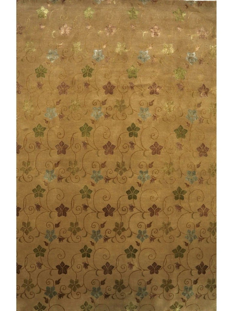 6x9 Modern Nepali Area Rug - 106096.