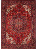 6x9 Old Persian Heriz Area Rug - 110814.