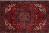 6x9 Old Persian Heriz Area Rug - 110814.