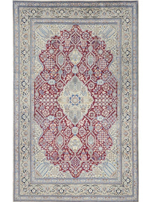  6x9 Old Persian Naein Masterpiece Rug - 110432.