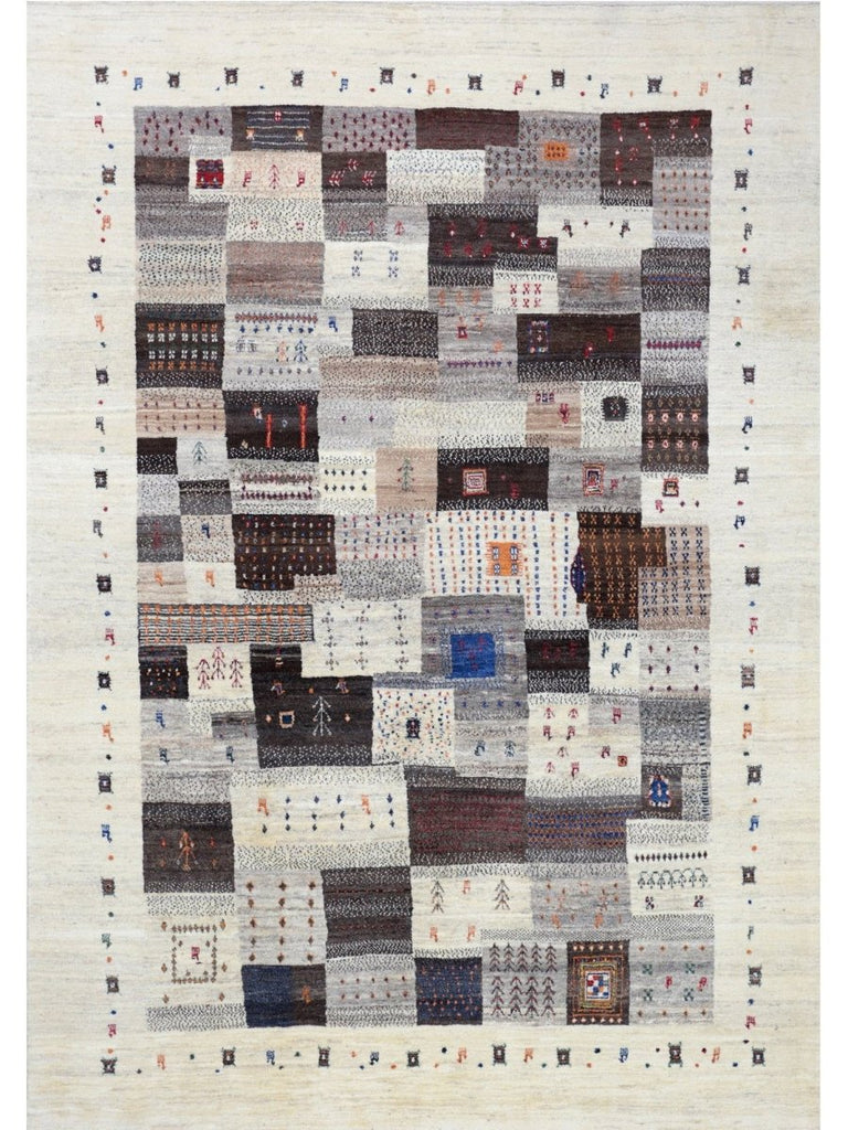 6x9 Persian Gabbeh Area Rug - 109039.