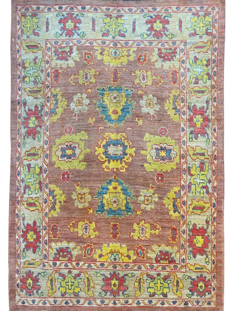 6x9 Persian Sultanabad Area Rug - 109874.