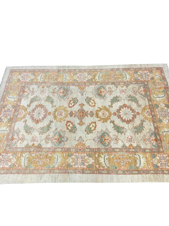 6x9 Persian Sultanabad Area Rug - 110917.