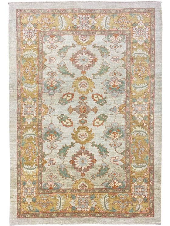 6x9 Persian Sultanabad Area Rug - 110917.