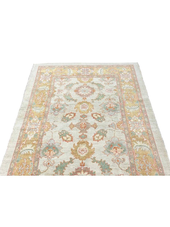 6x9 Persian Sultanabad Area Rug - 110917.