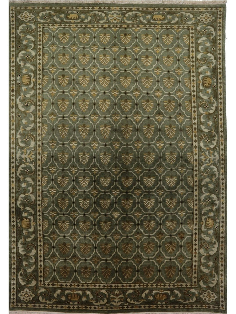 6x9 Transitional Tibetan Area Rug - 104896.