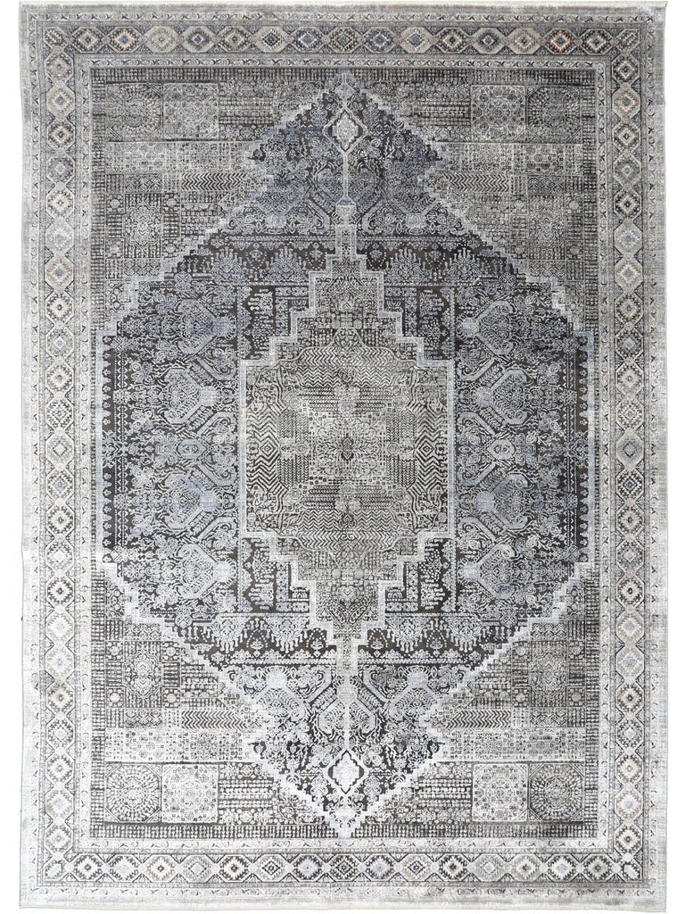 6x9 Transitional Turkish Area Rug - 111130.