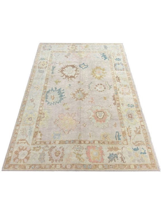 6x9 Turkish Oushak Area Rug - 111077.