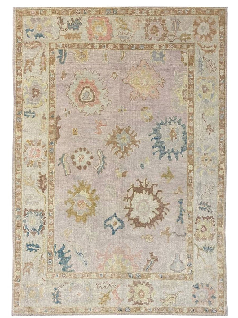 6x9 Turkish Oushak Area Rug - 111077.