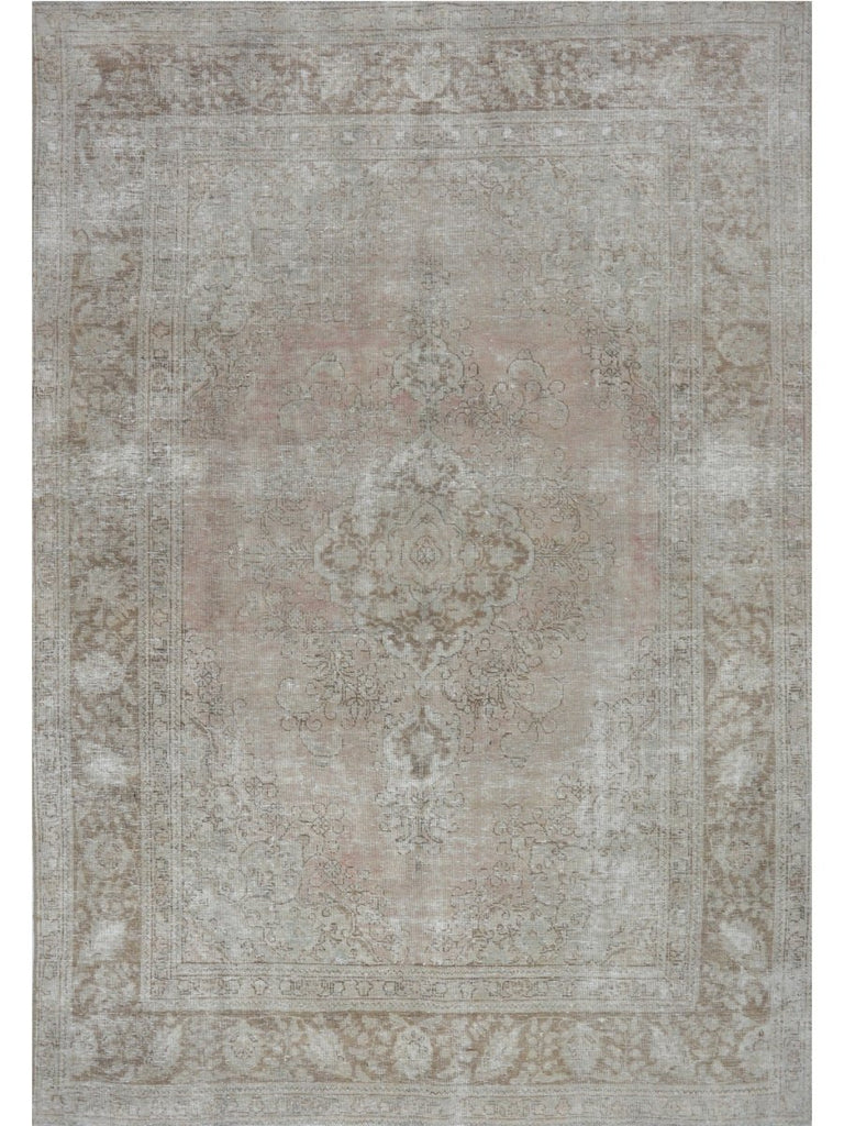 6x9 Vintage Persian Tabriz Area Rug - 109245.
