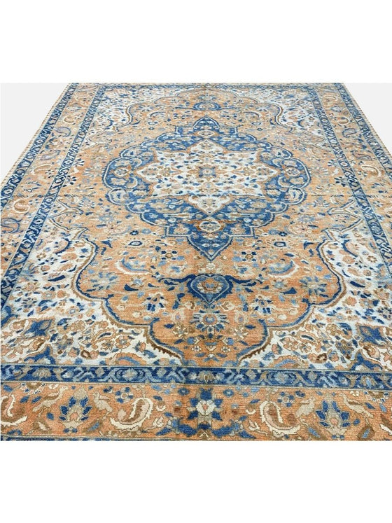 7x10 Antique Persian Bakhtiari Area Rug - 102524.