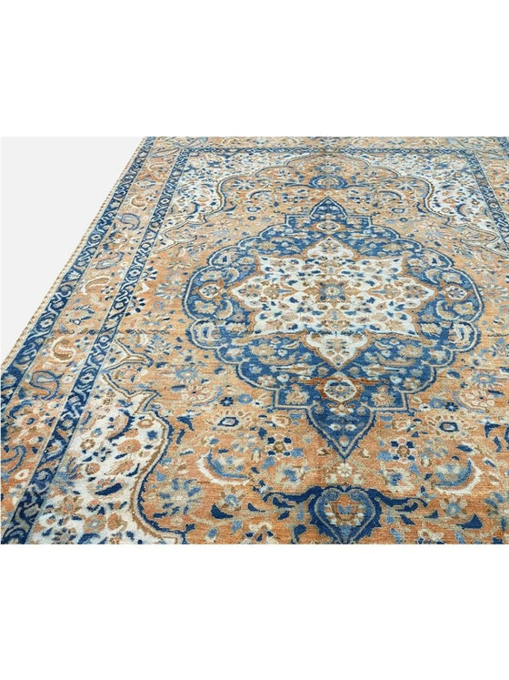 7x10 Antique Persian Bakhtiari Area Rug - 102524.