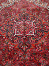 7x10 Antique Persian Heriz Area Rug - 100102.