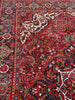 7x10 Antique Persian Heriz Area Rug - 100102.