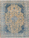 7x10 Antique Persian Sarouk Area Rug - 108665.