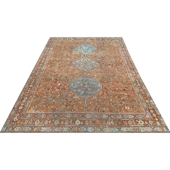 7x10 Antiques Persian Shiraz Area Rug - 111164.