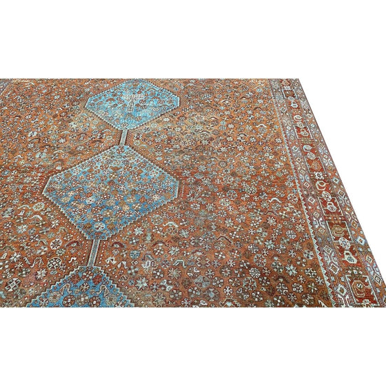 7x10 Antiques Persian Shiraz Area Rug - 111164.