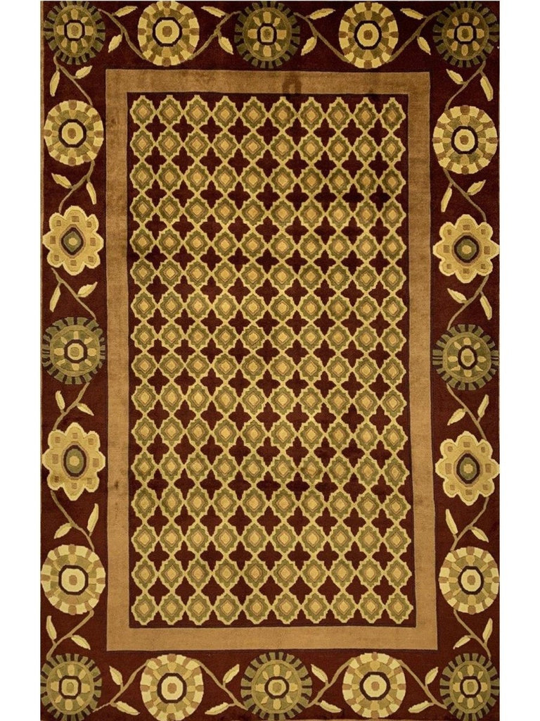 7x10 Modern Tribal Area Rug - 110603.