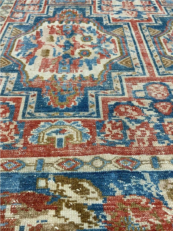 7x10 Old Persian Bakhtiari Area Rug - 101193.