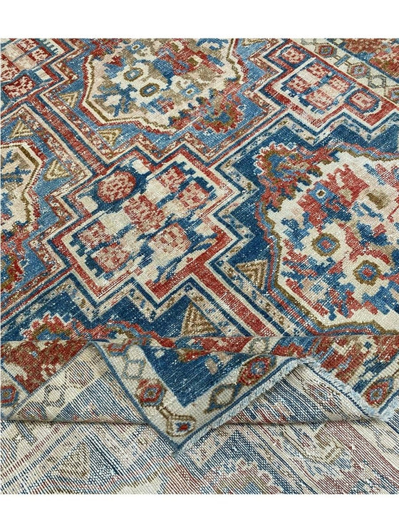 7x10 Old Persian Bakhtiari Area Rug - 101193.