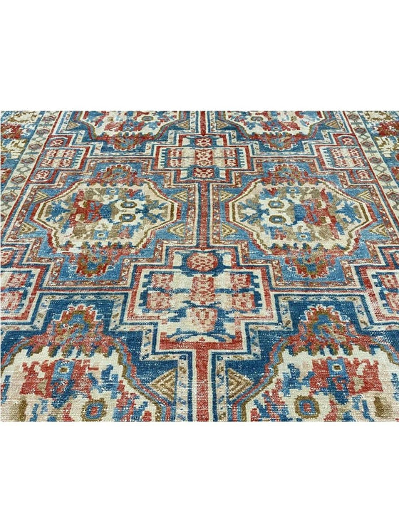 7x10 Old Persian Bakhtiari Area Rug - 101193.