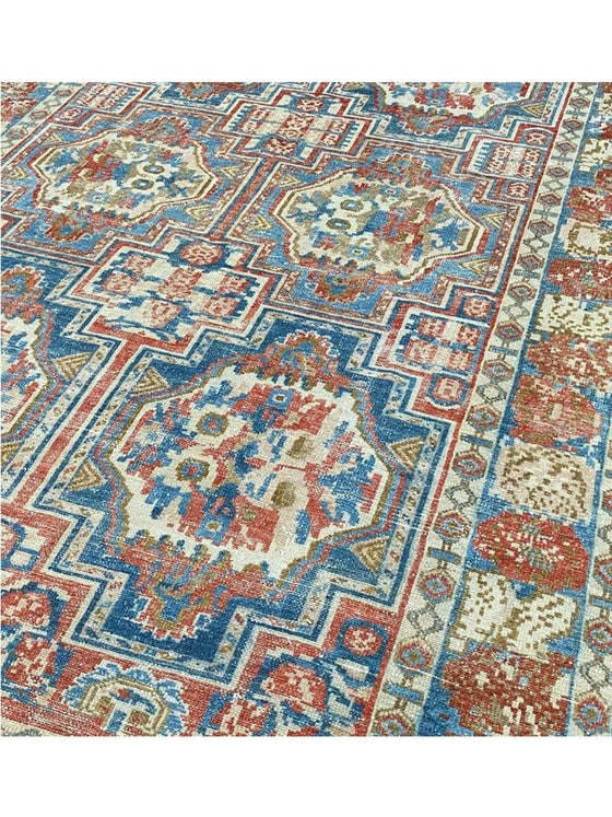 7x10 Old Persian Bakhtiari Area Rug - 101193.