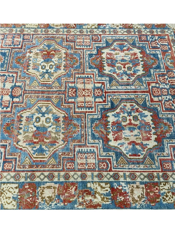 7x10 Old Persian Bakhtiari Area Rug - 101193.