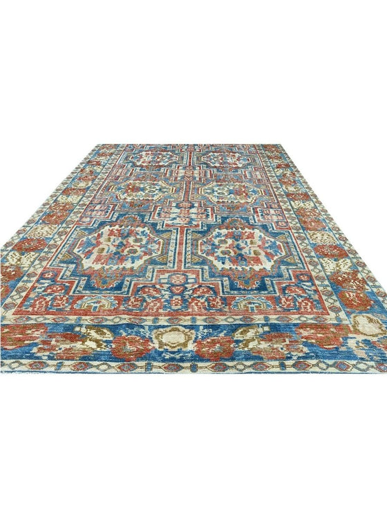 7x10 Old Persian Bakhtiari Area Rug - 101193.