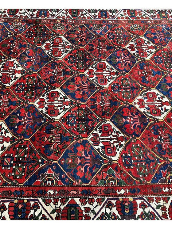 7x10 Old Persian Bakhtiari Area Rug - 102245.